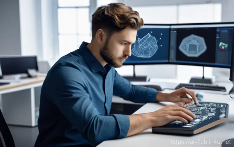 3D 프린팅 기술자 - Image Prompt 1: The Precision Designer**