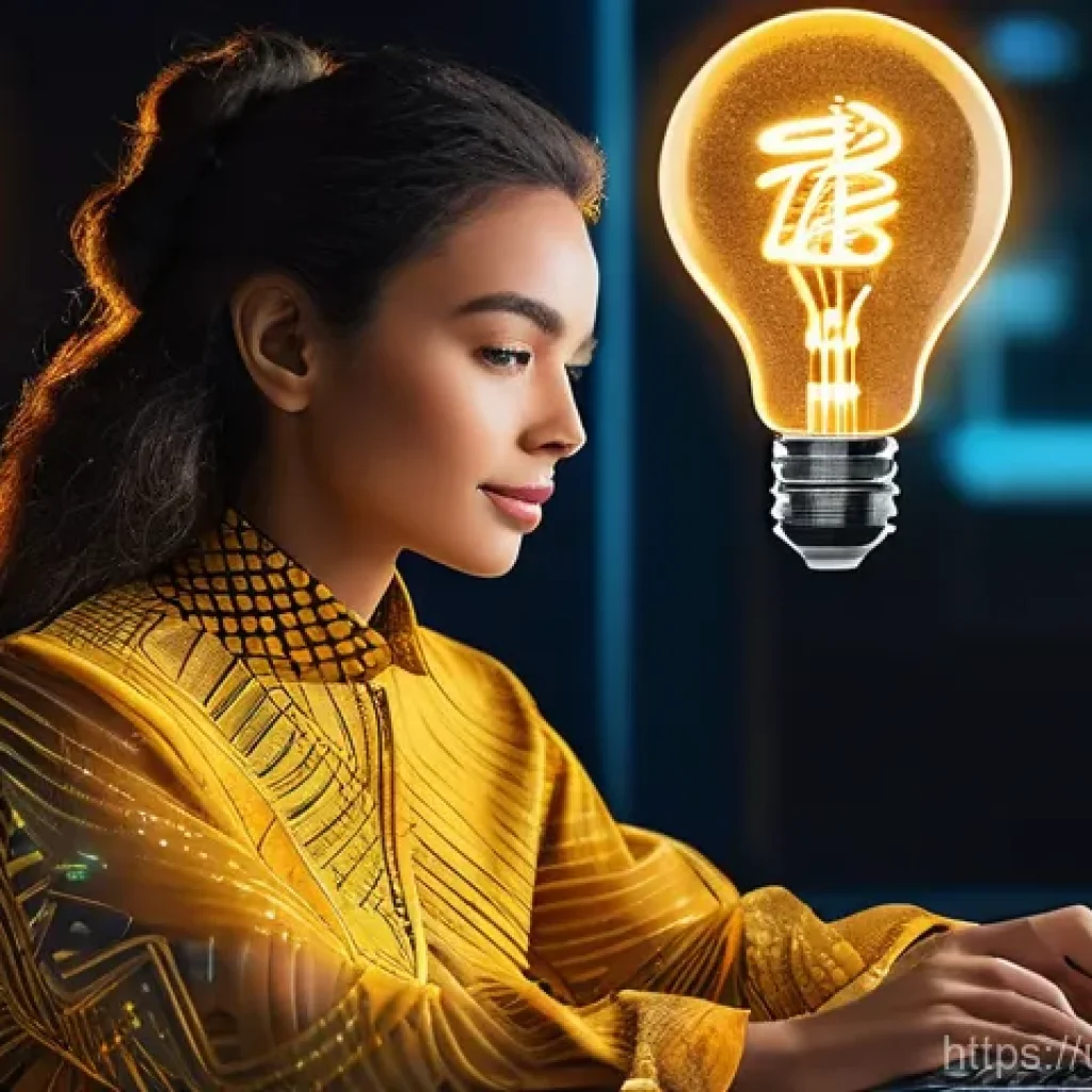 AI 콘텐츠 크리에이터 - **Prompt 1: AI-Powered Inspiration for a Creative Blogger**
    "A vibrant, medium-shot image of a y...